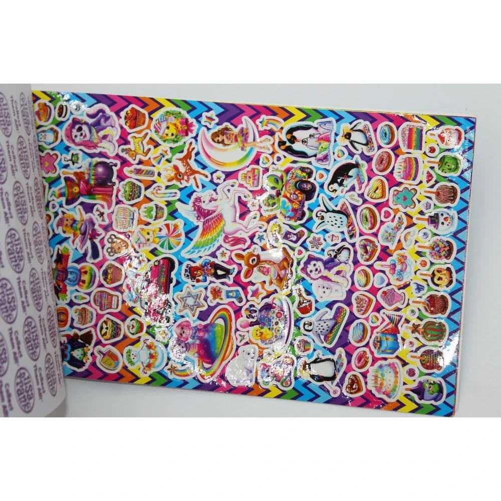 Lisa Frank Lot Folder Stickers Huge Lot 2003 Angel Animals Peace Cute Colorful